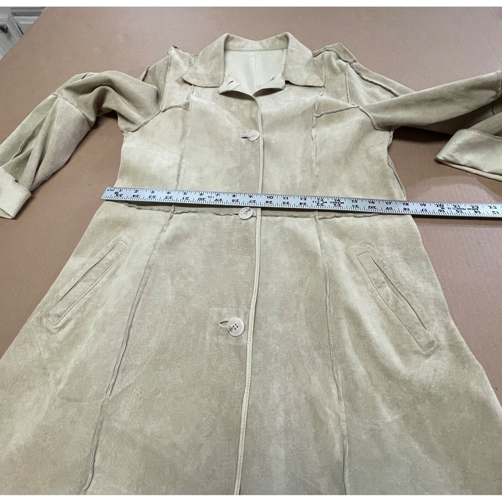 Reversible Leather Boho Suede Leather Women's Duster Jacket Coat Size Medium‎ - Picture 13 of 16